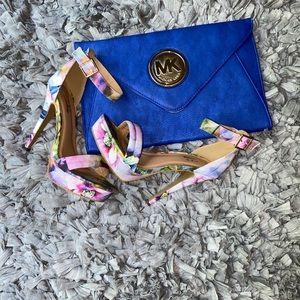 Feeling Springy? Glaze Pink Floral Heel